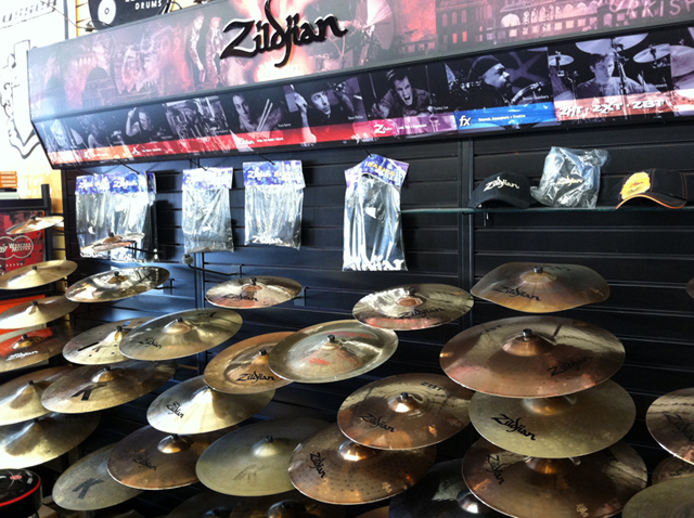 Drum sets, cymbals, drum kits, drum hardware, and drum accessories at The Symphony Music Shop in North Dartmouth, MA